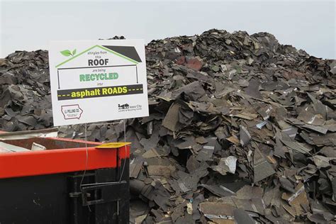 From Roofs To Roads Asphalt Shingle Recycling