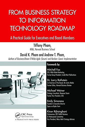 From business strategy to information technology roadmap a practical guide for executives and board. - Chemistry for salters revision guide as.