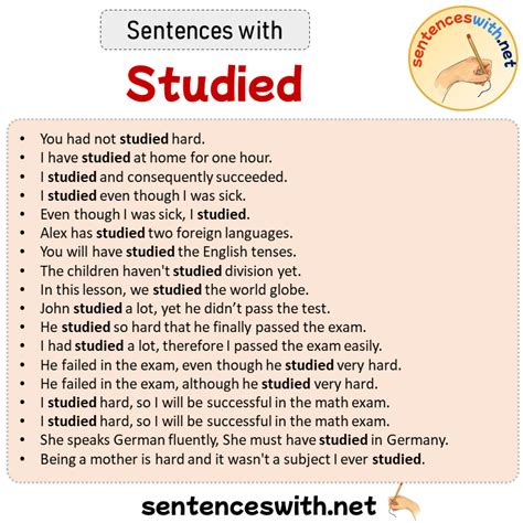 From examples studied or