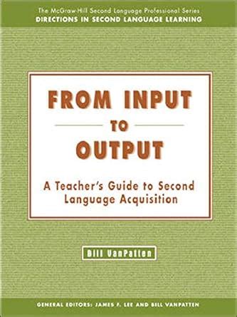 From input to output a teachers guide to second language acquisition. - Documentation manual for occupational therapy writing soap notes.