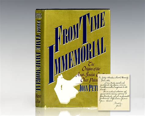 Limited Preview for 'From Time Immemorial : The Origins of the Arab-Jewish Conflict over Palestine' provided by Archive.org *This is a limited preview of the contents of this book and does not directly represent the item available for sale.*. 