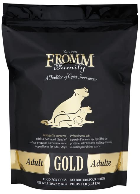 Fromm dog food reviews. Fromm Four-Star Nutritionals: Fromm Family Classic: Fromm’s Top 5 Dog Food Products. Overview of Ingredients in Fromm Gold Recipes. #1 Fromm Gold Nutritionals Adult. #2 Heartland Gold Adult. #3 Fromm Gold Small Breed Adult. #4 Fromm Adult Gold Large Breed Dog Food. #5 Fromm Gold Nutritionals Puppy Dry Dog Food. 