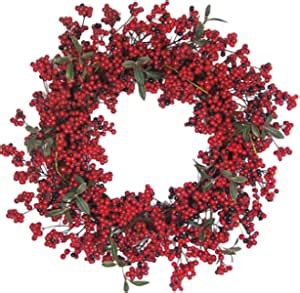 Front Door Wreath Artifcial Winter Wreath for Window Wall …