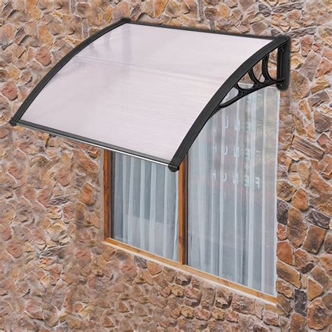 Front invisible door awning window canopy outdoor frosted …