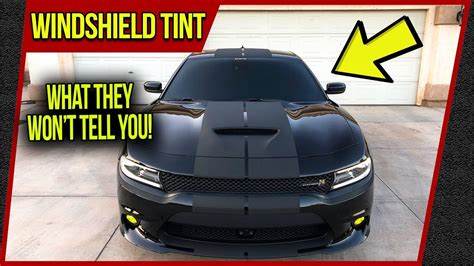 Front windshield tint. The common allowable limits are 50 percent for the driver’s front and passenger’s front window, and 35 percent for the rear passenger or side windows and the back window. That means the front windows will allow more light through the window tint than the rear windows, though the difference in appearance is … 