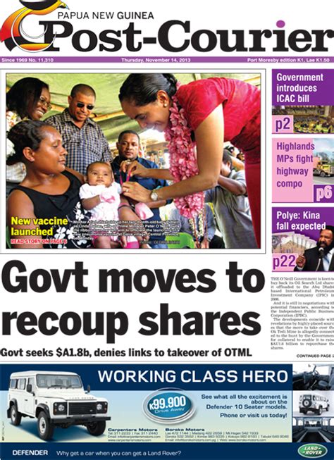 FrontPage Post Courier