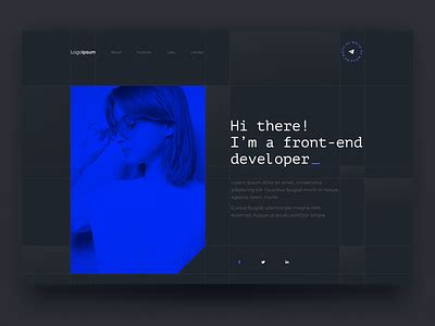 Frontend Developer Portfolio by Demianenko Serhii on Dribbble