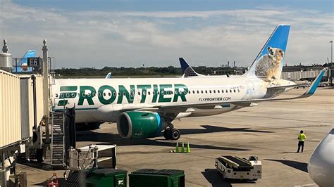 Frontier 2371. Size: 24"H X 16"W X 10"D and < 35lbs including handles, wheels and straps. Think large backpacks, small duffel bags, and small suitcases/wheeled bags. With our Board First option, you will get to board the plane before Zone 1. Just add the option when purchasing your carry-on bag! See pricing. 