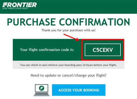 Frontier Airlines Flight Code