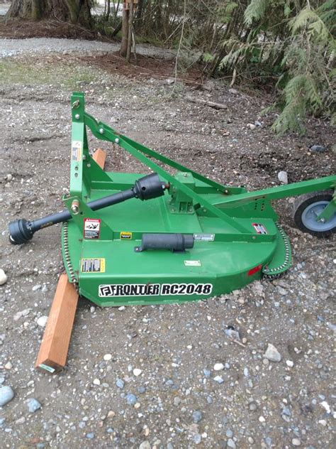 Used brush hog came with 8n tractor it’s to big for tractor needs a 4 foot brush hog to mow well ... 5ft Frontier RC2060 brush hog - $1,650 (Dallas) 5ft Frontier RC2060 brush hog with slip clutch. No issues. Everything works as it should. Located in Duncan, Oklahoma Calls only to Garrett at ... Frontier 48" Brush Hog $350. Frontier, brand .... 