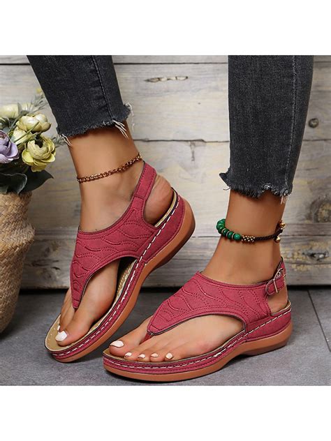 Frontwalk Sandals for Women Shoes Wide Wedge Flip Flops