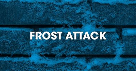 Frost attack and specifying freeze-thaw resistant bricks