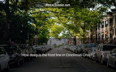 Frost line cincinnati ohio. Things To Know About Frost line cincinnati ohio. 