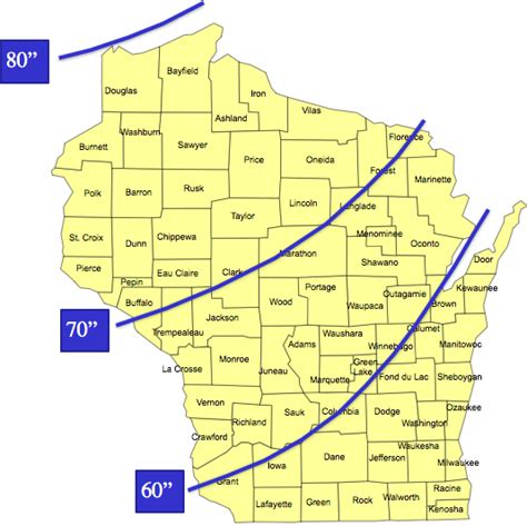 The line varies by latitude, it is deeper closer to the poles. Per Federal Highway Administration Publication Number FHWA-HRT-08-057, the maximum frost depth observed in the contiguous United States ranges from 0 to 8 feet (2.4 m). Below that depth, the temperature varies, but is always above 32 °F (0 °C). Contents show.