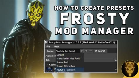 Frosty mod manager star wars battlefront 2.  - In the command line arguments insert your path...