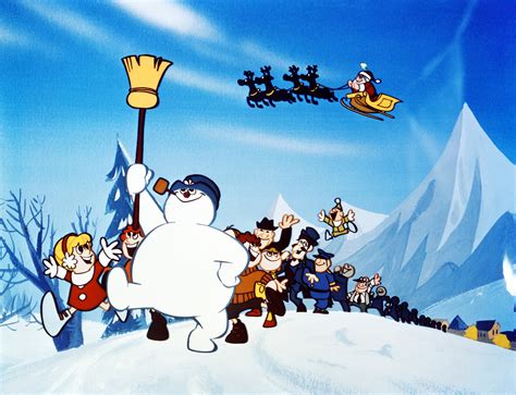 Frosty the snowman scene. Archive.org 