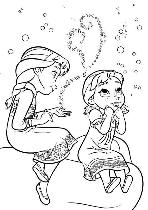 Frozen Anna And Elsa Coloring Pages Elsa Coloring Pages Coloring