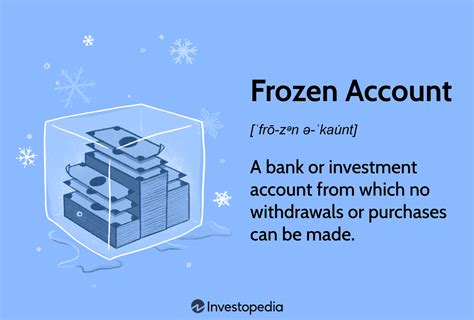 Frozen Bank Accounts: Understanding the Causes and Solutions