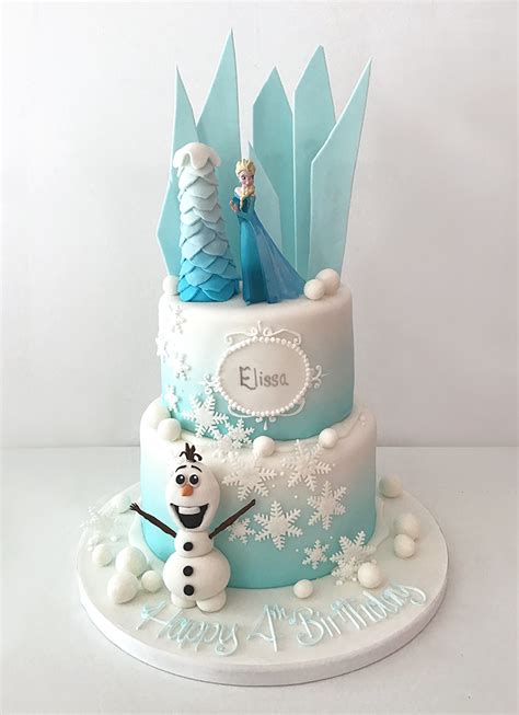 Frozen Birthday Two Tier Cake The Cake Store