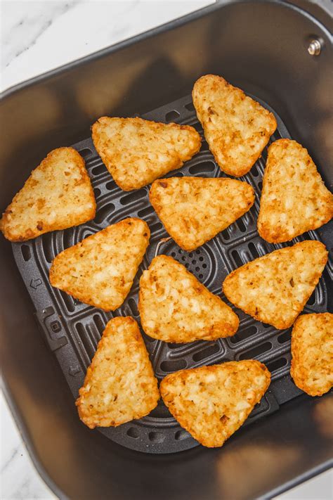 Frozen Hash browns In Air Fryer - cravingsmallbites.com