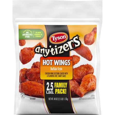 Frozen buffalo wings. Ingham’s Buffalo Chicken Wing Dings 1kg 9310037149483. Australian chicken wing portions marinated and coated in a spicy buffalo style crumb. Made in Australia from at least 95% Australian ingredients. Cooking Instructions. Nutrition Information. Servings per package: Serving size: Quality per Serving % Daily Intake per Serving 