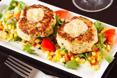Frozen crab cakes. Chill - Place the coated crab cakes on a plate and chill in the fridge for at least 30 minutes. Air Fry - Spray the air fryer basket with cooking spray and add the chilled cakes. Lightly spray the tops of the crab cakes with more cooking spray. Air fry at 375 degrees F for 12-15 minutes until golden brown. 