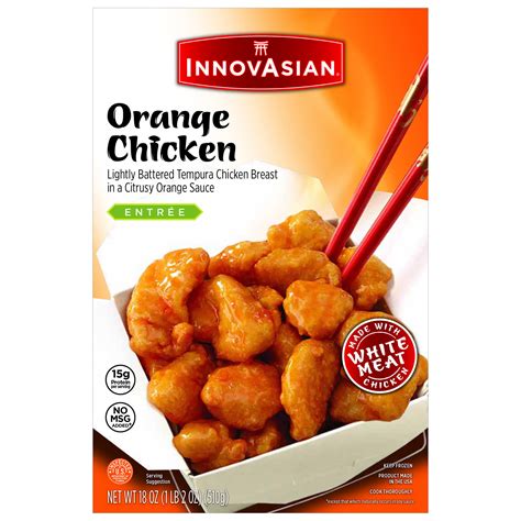 Frozen orange chicken. Made with no gluten, grains, or added sugar. Made with real, simple ingredients: Instead of other Entrees that use enriched flours, processed grains and loads of sugar, our Orange Chicken Bowl is made with grain-free Crispy Chicken smothered in sauce from Erythritol & Monk fruit instead of table sugar. Only 1g sugar, 4g net carbs, and 21g protein. 