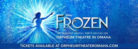 Frozen orpheum omaha. Frozen - The Musical Tour Dates and Ticket Prices. Frozen - The Musical Tour Dates will be displayed below for any announced 2024 Frozen - The Musical tour dates. For all available tickets and to find shows near you, scroll to the listings at … 