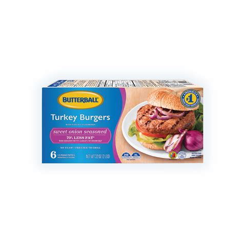 Frozen turkey burgers. Crumble turkey into bowl and mix lightly but thoroughly. Shape into 6 patties. On a greased grill, cook, covered, over medium heat or broil 4 in. from the heat for 5-6 minutes on each side or until a thermometer reads … 