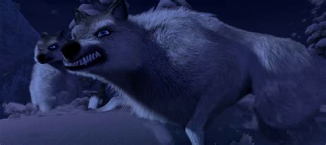 Frozen wolf