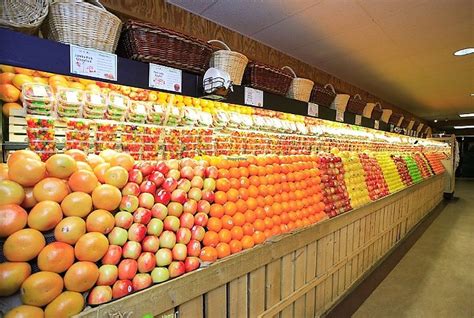 Fruit center. We have a wide range of departments, including produce, gourmet, deli, salad bar, prepared meals, flowers, wine & beer, natural & organics, meat & fish, and Mike's Fresh Sushi. 