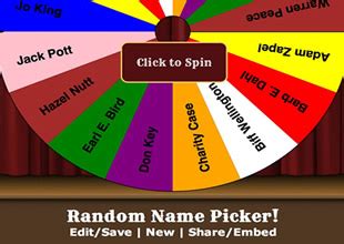 Fruit machine random name picker.  Please share your ideas for using this tool in the commen...