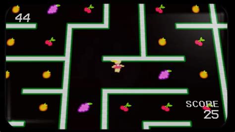 Fruit maze fnaf. I believe that the girl from the fruit maze minigame in fnaf simulator is the same person as Vanessa. This is because they both have blonde hair and this would establish a previous connection between William and Vanessa, which is why Vanessa was the tester that Glitchtrap chose to take control of her mind. 