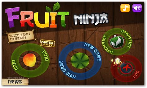 Fruit Ninja is a fun arcade game with classic fruit 