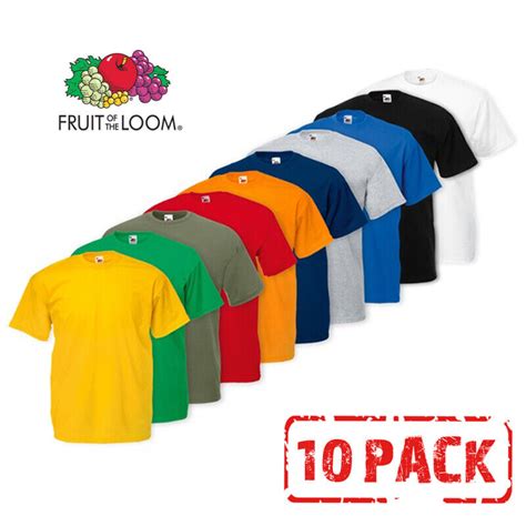 Fruit of the loom t-shirts 10 pack. Things To Know About Fruit of the loom t-shirts 10 pack. 