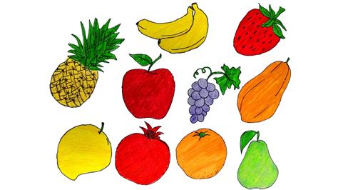 Fruits Drawings