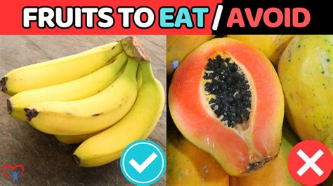 Fruits to avoid in dieting