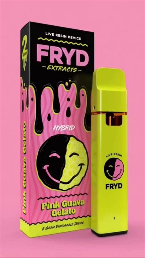 Fryd cart. Fryd Disposable Carts provide a convenient and hassle-free vaping experience. These all-in-one devices come pre-filled, eliminating the need for refills or battery charging. With a wide variety of flavors and nicotine strengths available, they cater to diverse preferences, ensuring an enjoyable vaping experience. 