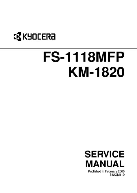 Fs 1118mfp km 1820 service repair manual. - Aphoristische bemerkungen über die eissenbahnwesen und mittheilungen über die eisenbahnen in ....