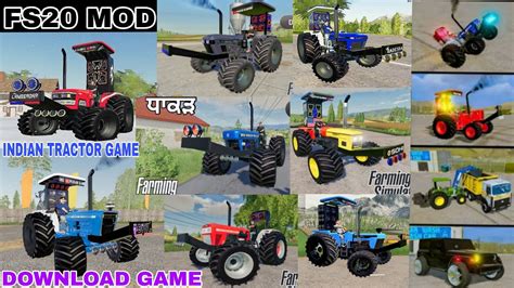 Fs20 indian tractor mod. .  ...