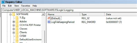 Fslogix logging.  Increasing the log retention for FSLogix is a quick and ea...