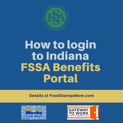 Benefits Portal is a website that allows you to apply for and manage various benefits programs offered by the Indiana Family and Social Services Administration (FSSA). You can access information and services related to Medicaid, disability, food assistance, and pandemic EBT. Benefits Portal is a convenient and secure way to get the help you need.. 
