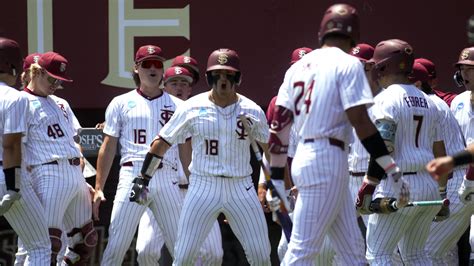 Fsu baseball. FSU Baseball. Florida State , in its first major weekend road test under head coach Link Jarrett, took down the TCU Horned Frogs in two out of three games to secure a top ten series win. FSU now ... 