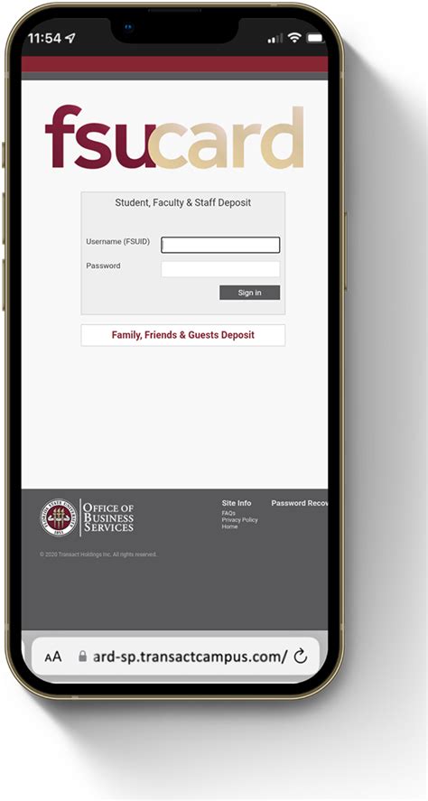 Campus Card eAccounts Sign In Make a guest deposit Ab