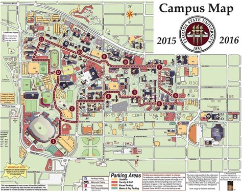 If you have any questions about parking on campus please contact Transportation and Parking Services at transporation@fsu.edu or call 850/644-5278. Map created by: Morgan Runion Facilities Planning & Space Management 850-644-6603 mrunion@fsu.edu April 2019 µ 0 0.05 0.1 0.2 Miles Flo r id aS teUn v s y MAIN CAMPUS MAP Source: FSU Facilities .... 