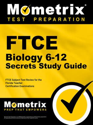 Ftce biology 6 12 secrets study guide by mometrix media llc. - Compair compressors service manual c series.