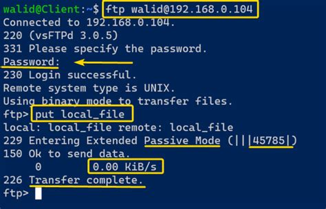 Ftp command get file. set file in the default local directory on the FTP client.  Keep ...