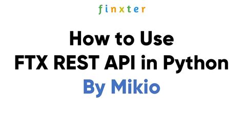 Ftx client python.  This is a wrapper around the FTX API as described on FTX, inclu...