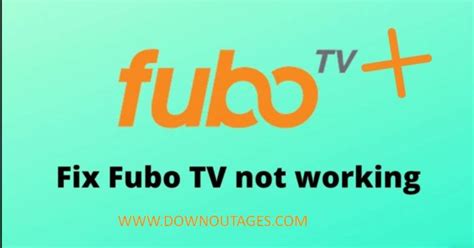 Fubotv Down, Earlier this week, FuboTV ( FUBO 2.