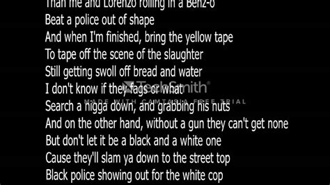 Fuck the police lyrics. Things To Know About Fuck the police lyrics. 